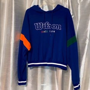 Wilson cropped hoodie